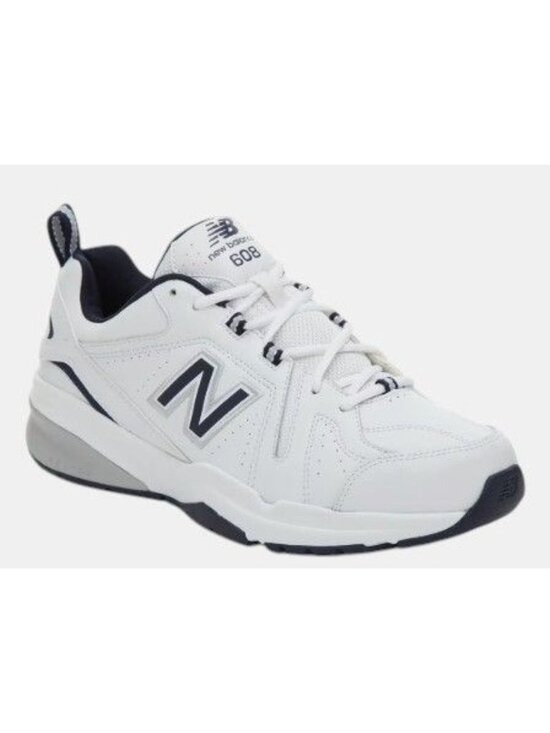 New Balance 608 V5 Training Shoe with ABZORB midsole White/Navy Mens Size 12 NEW main image 10